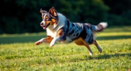 energetic smart working dog