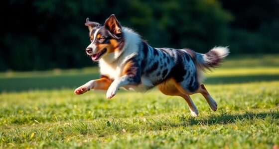 energetic smart working dog