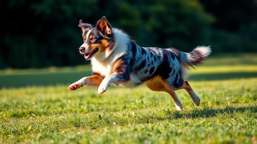 energetic smart working dog