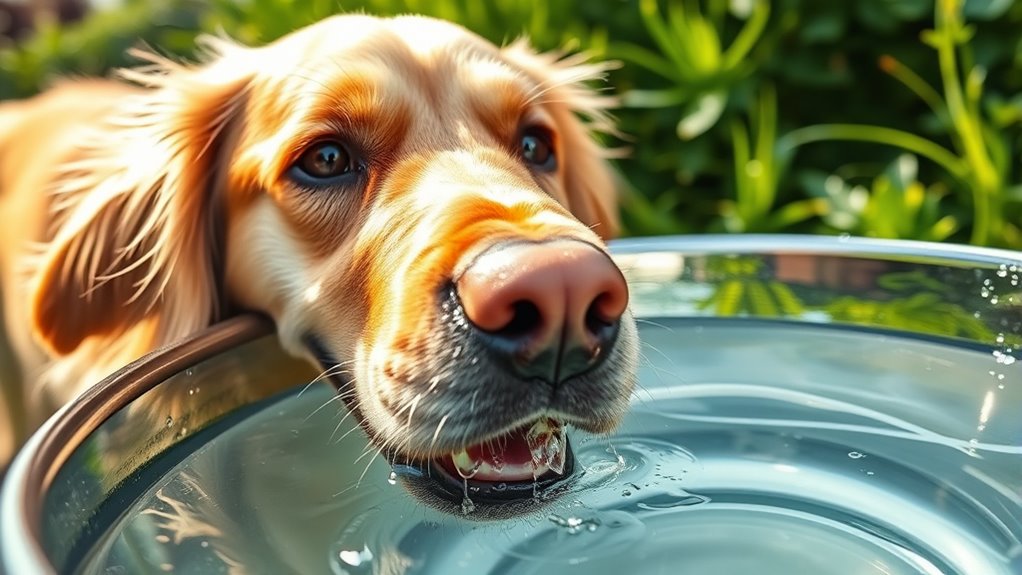 ensure dogs stay well hydrated