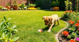 garden safety for puppies