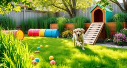 home dog enrichment garden