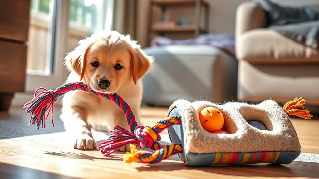 homemade puppy sensory toys