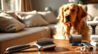 managing dog hair shedding