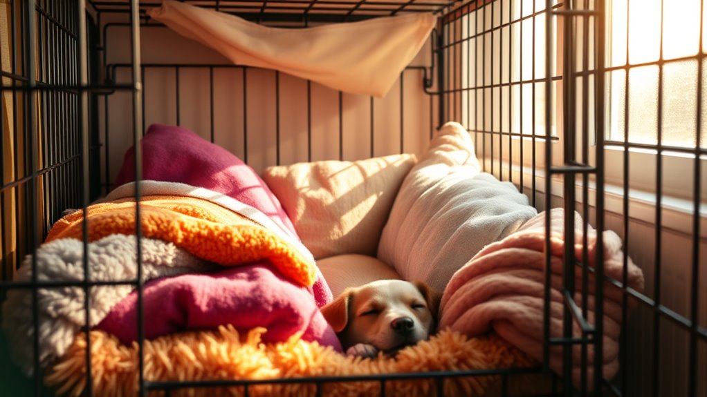 positive crate training routine