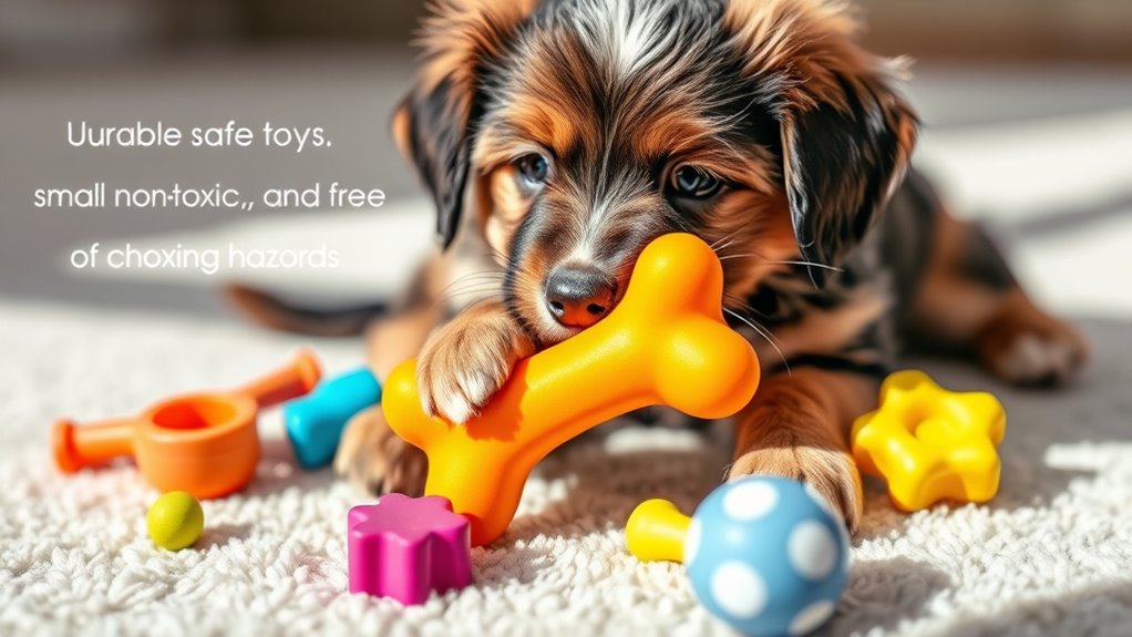 safe durable supervised puppy toys