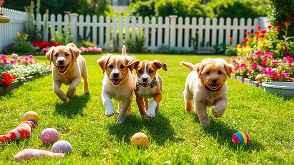 safe puppy social interactions