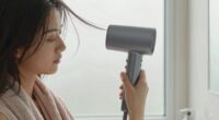 calm blow drying routine
