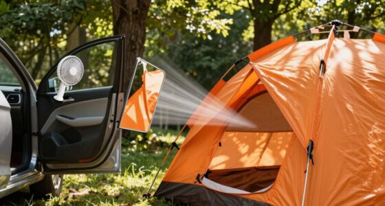 campfire tent car safety
