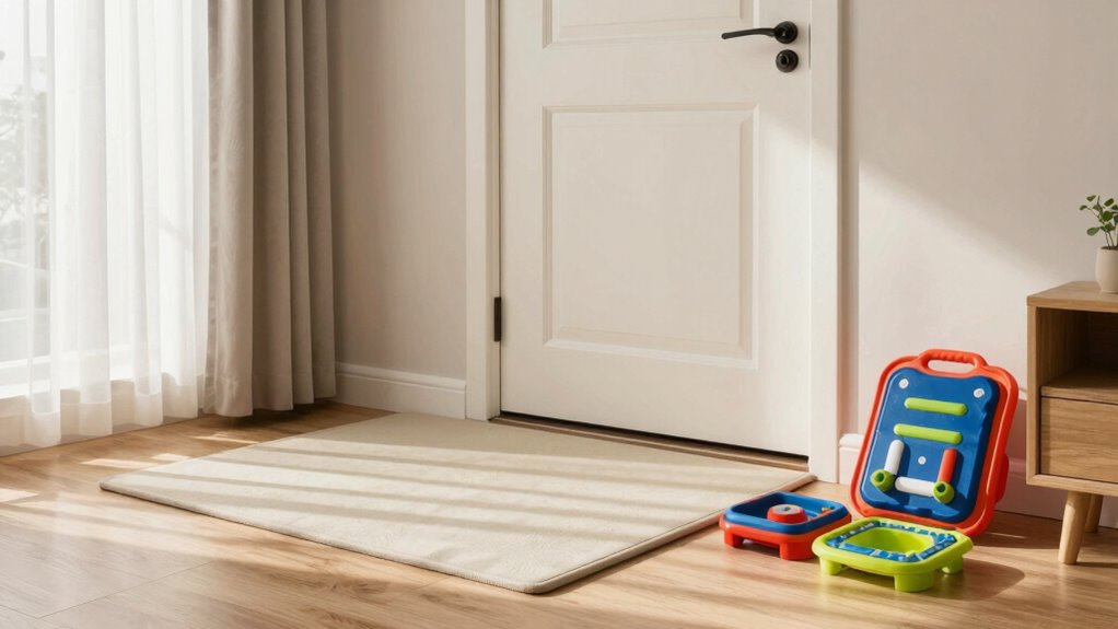 create a safe distraction free space