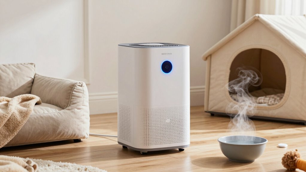 dehumidifiers reduce pet odors