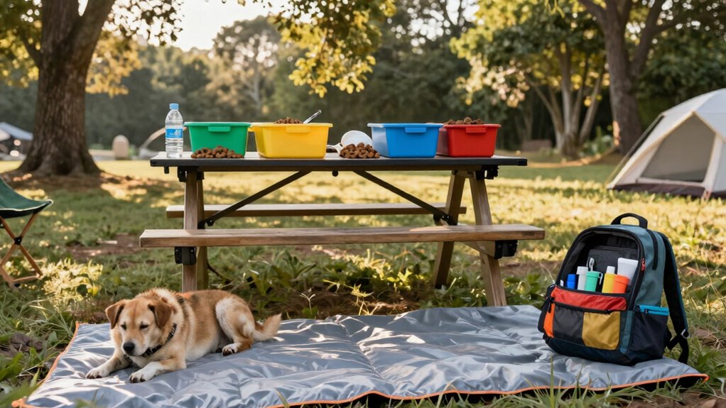 dog camping safety essentials