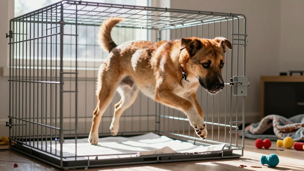 dog escape due to anxiety