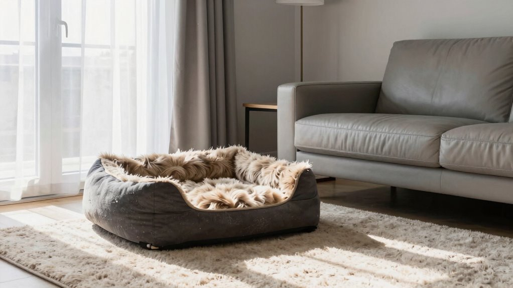 dog odor persists after cleaning