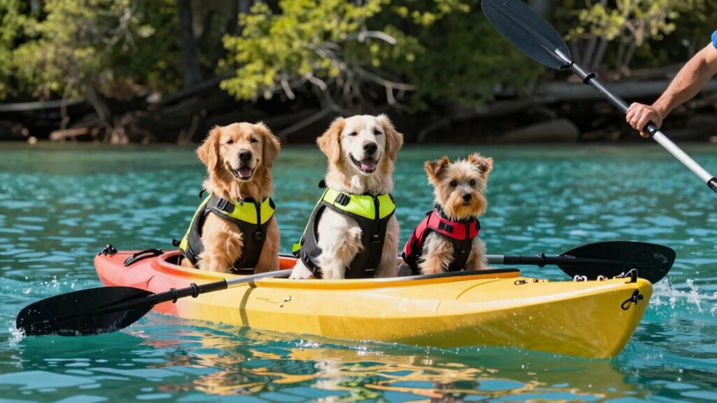 dog safety on kayaking