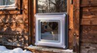 draft proof cold weather dog doors