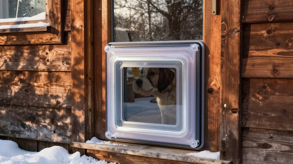draft proof cold weather dog doors