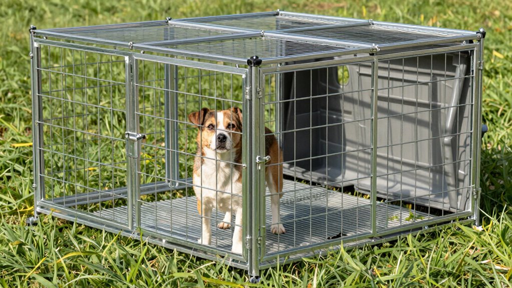 durable ventilated active dog enclosure