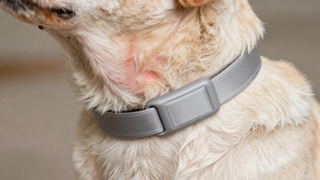 early signs of collar irritation