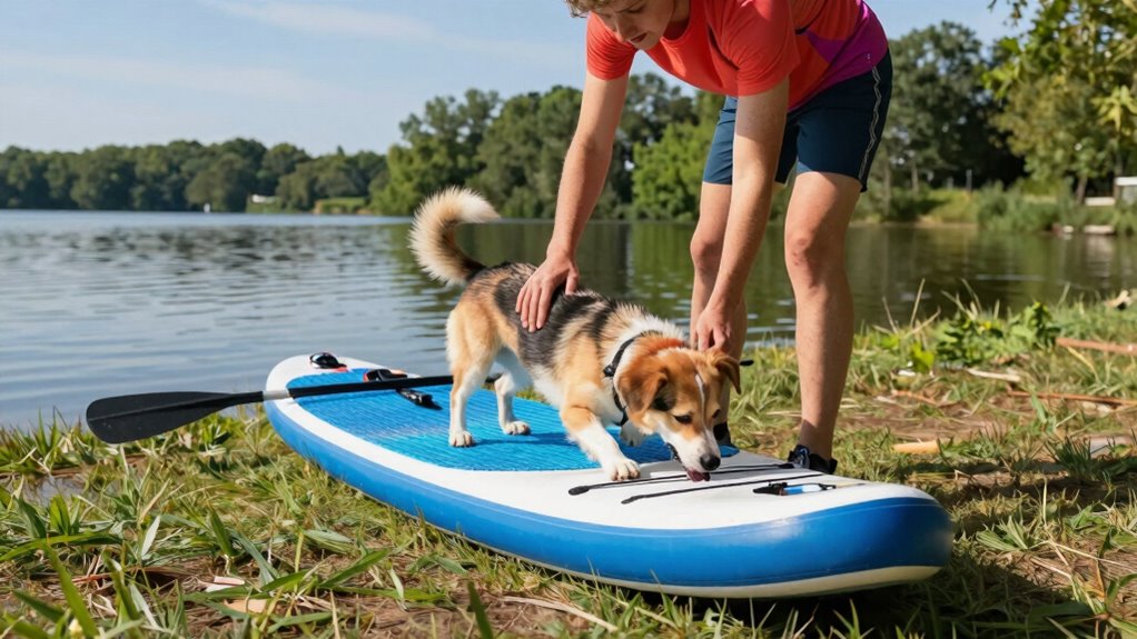 gradual positive paddleboard introduction
