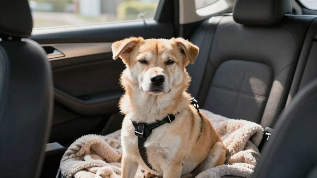 gradually acclimate dog rides