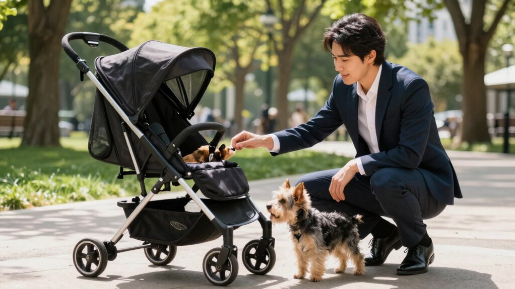 gradually introduce with praise