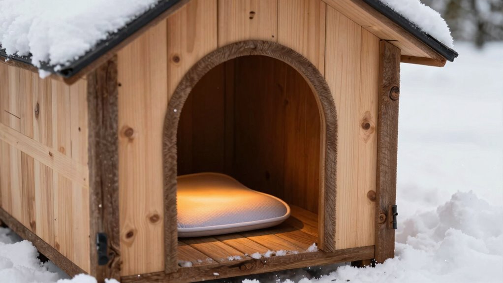 heated insulated outdoor shelter