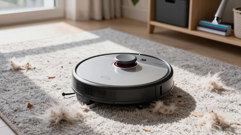 maintain vacuum during shedding