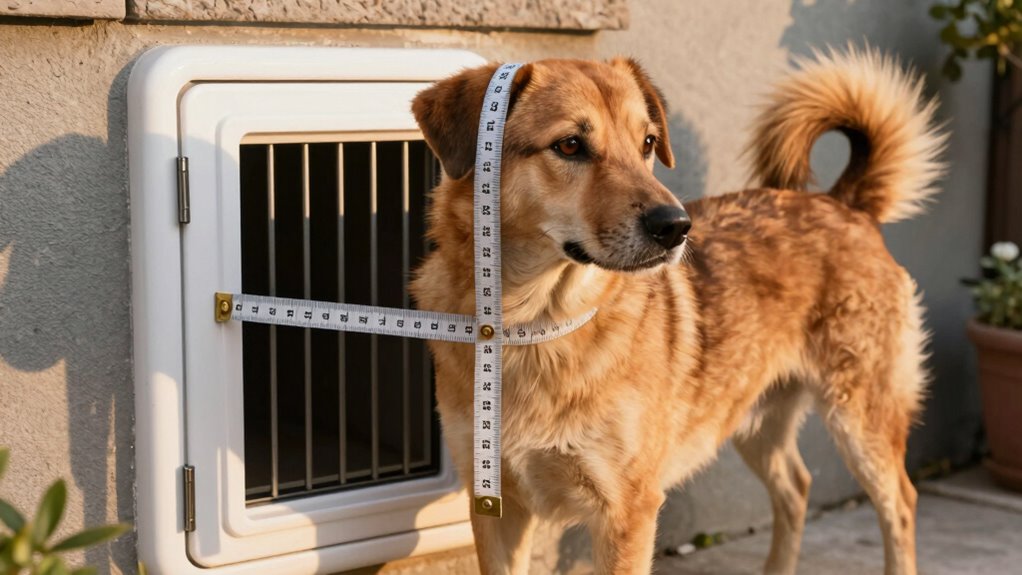 measure dog accurately outdoors