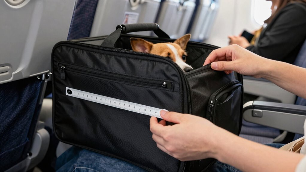 measuring for comfortable travel