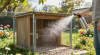 natural outdoor kennel cleaning
