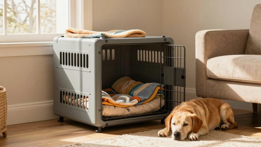 optimal crate placement enhances comfort