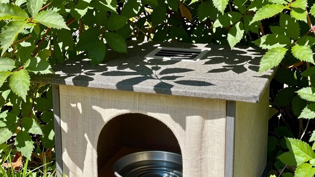 optimize dog house ventilation