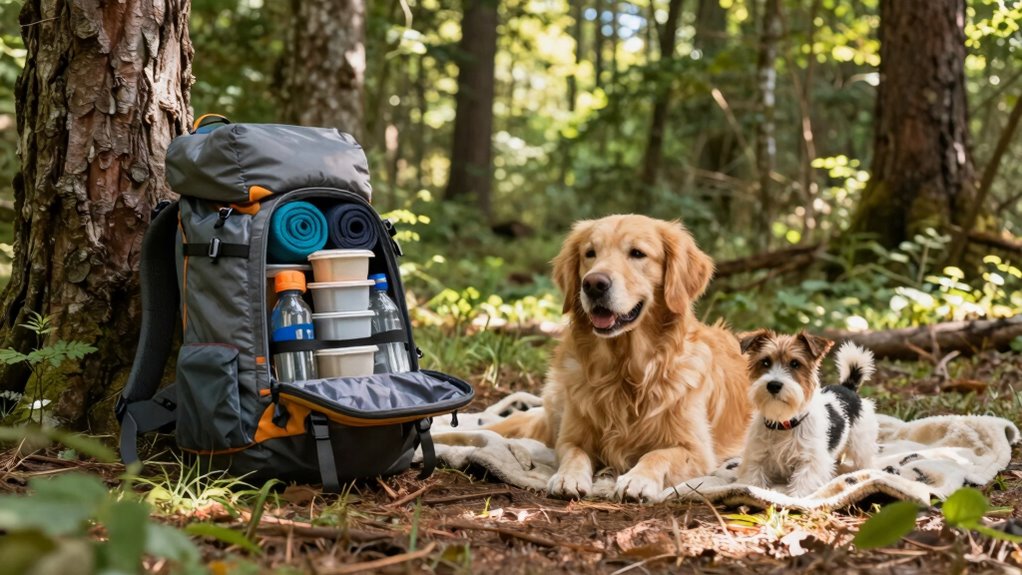 organized camping with pets