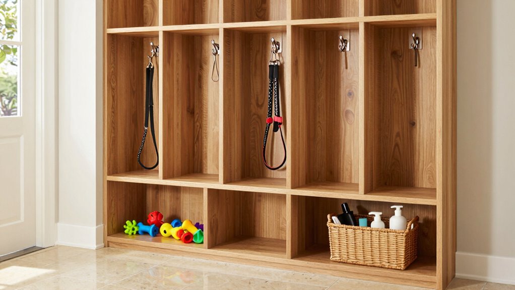 organized pet accessory drop zone