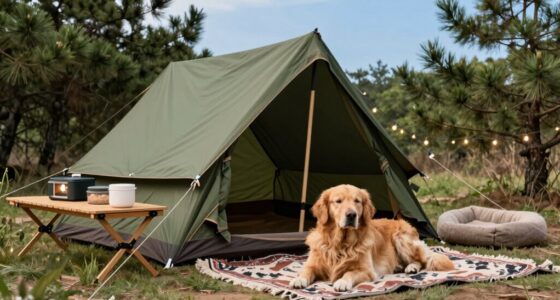 pet safe tent arrangement