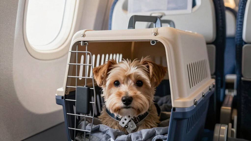 post flight calm and comfort