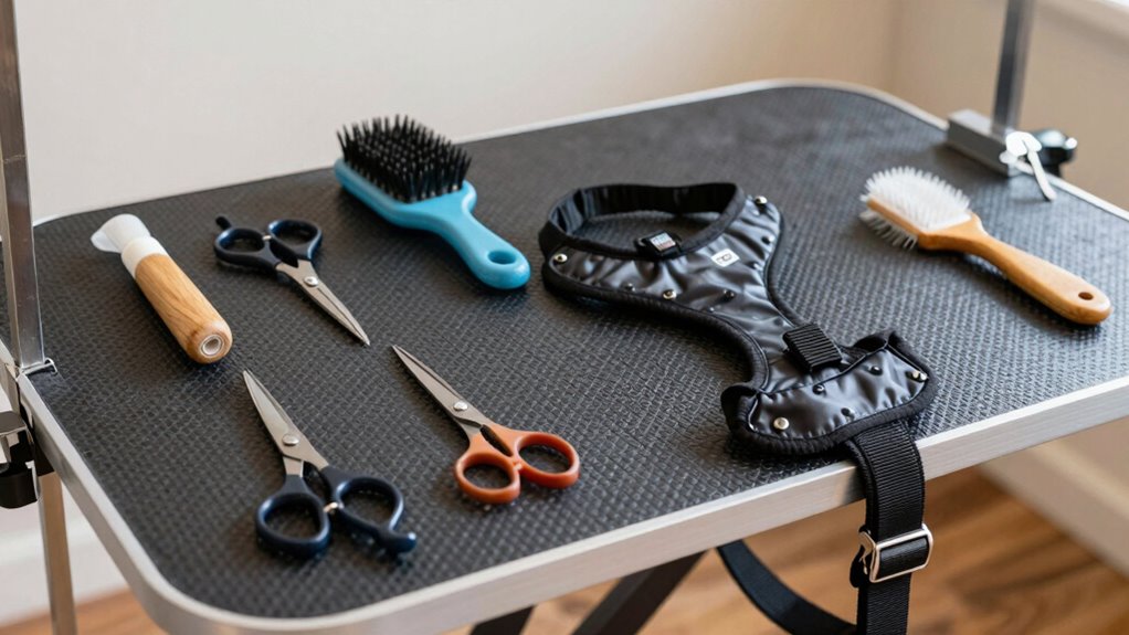 prevent pet grooming falls