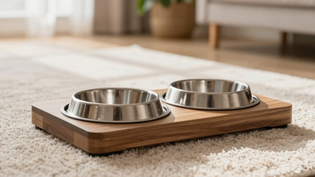 proper dog bowl height