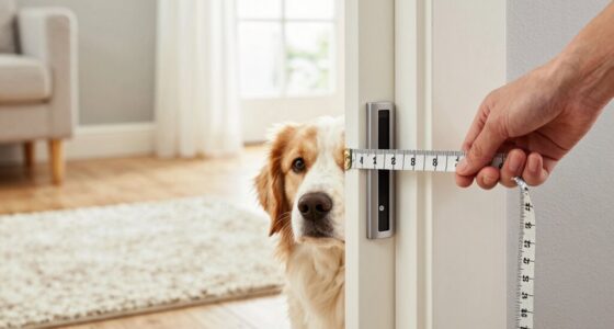 proper dog door measurement