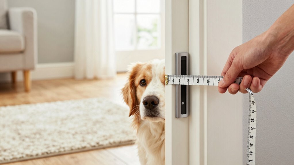 proper dog door measurement