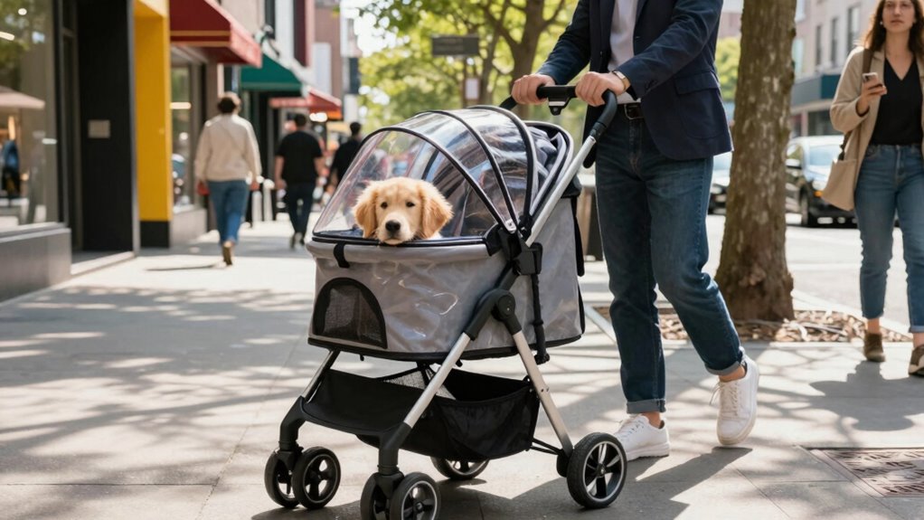 proper dog stroller manners