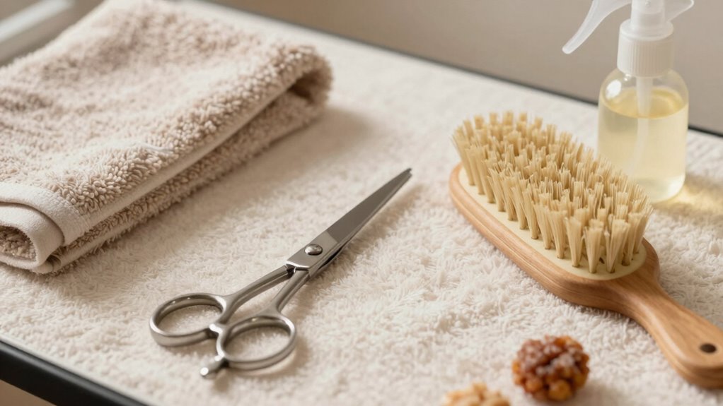 proper pet grooming preparation