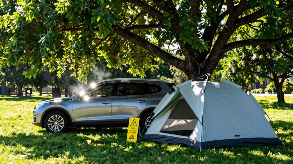 protect car from sun overheating