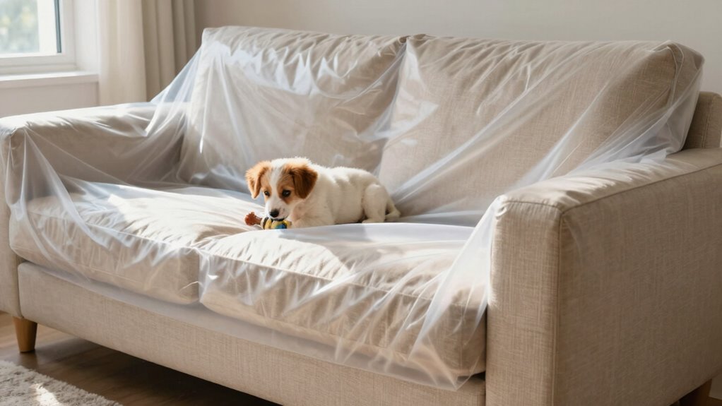 protect couch from puppy damage