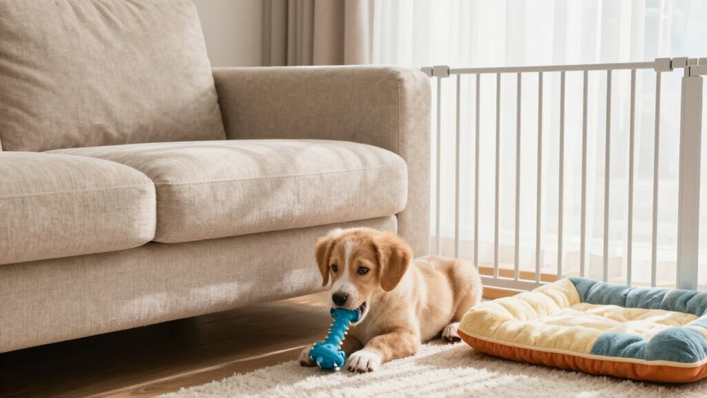 redirect curiosity with chew toys