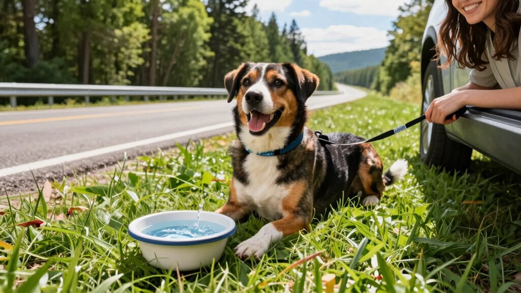 regular breaks for dog safety