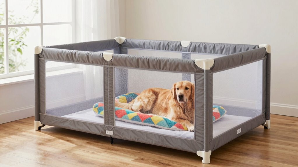 safe humane dog containment