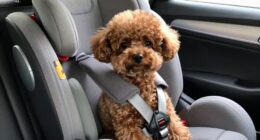 secure dog car seat