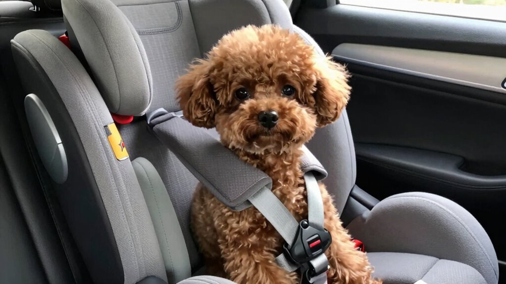secure dog car seat